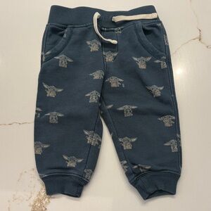 GAP Navy Blue Baby Joggers with Character Print
